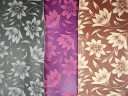 Flower Printed PVC Coated rexine manufacturer delhi